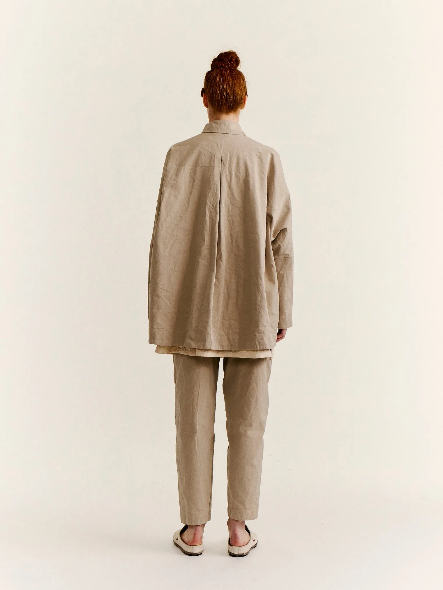 TATIANA JACKET - DOUBLE COT - OATMEAL sold by Casey Casey Womens product image thumbnail 4