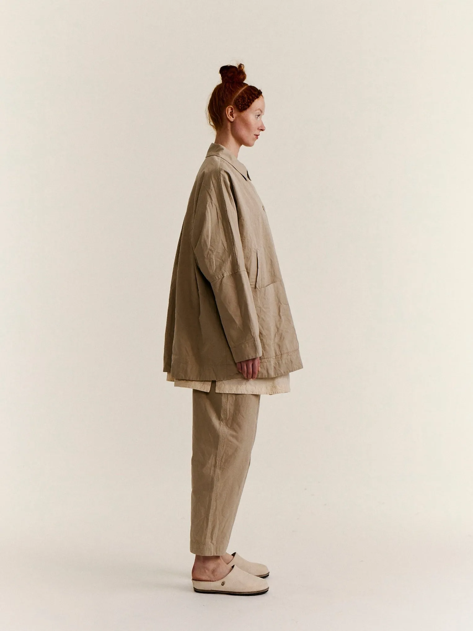 TATIANA JACKET - DOUBLE COT - OATMEAL sold by Casey Casey Womens product image thumbnail 3