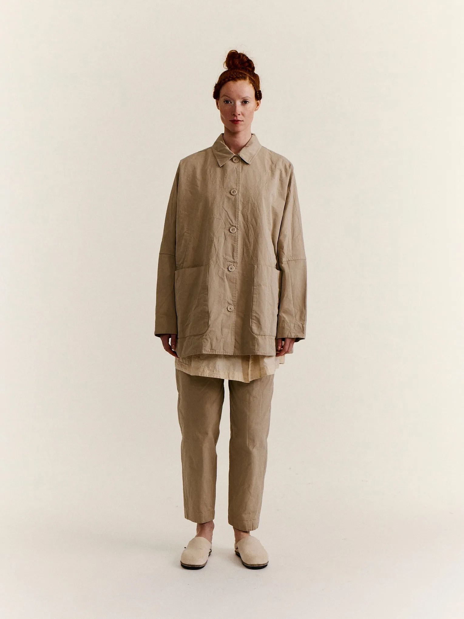 TATIANA JACKET - DOUBLE COT - OATMEAL sold by Casey Casey Womens product image thumbnail 2