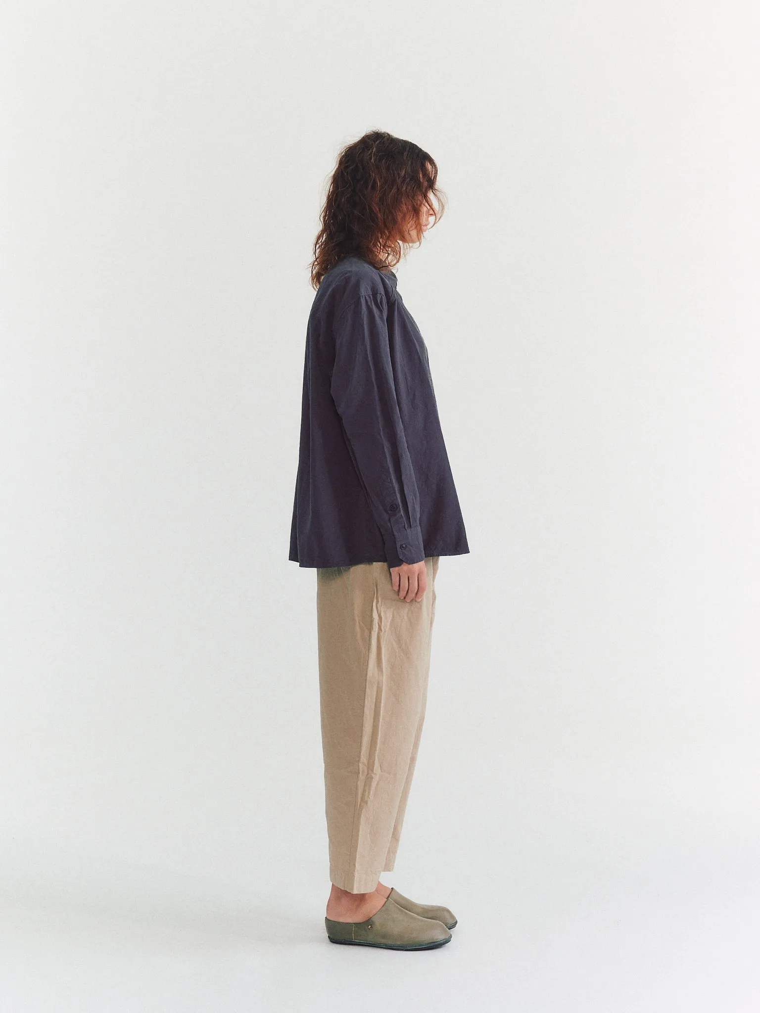 DRAYS SHIRT - PAPER COT - BLU SKULL sold by Casey Casey Womens product image thumbnail 3