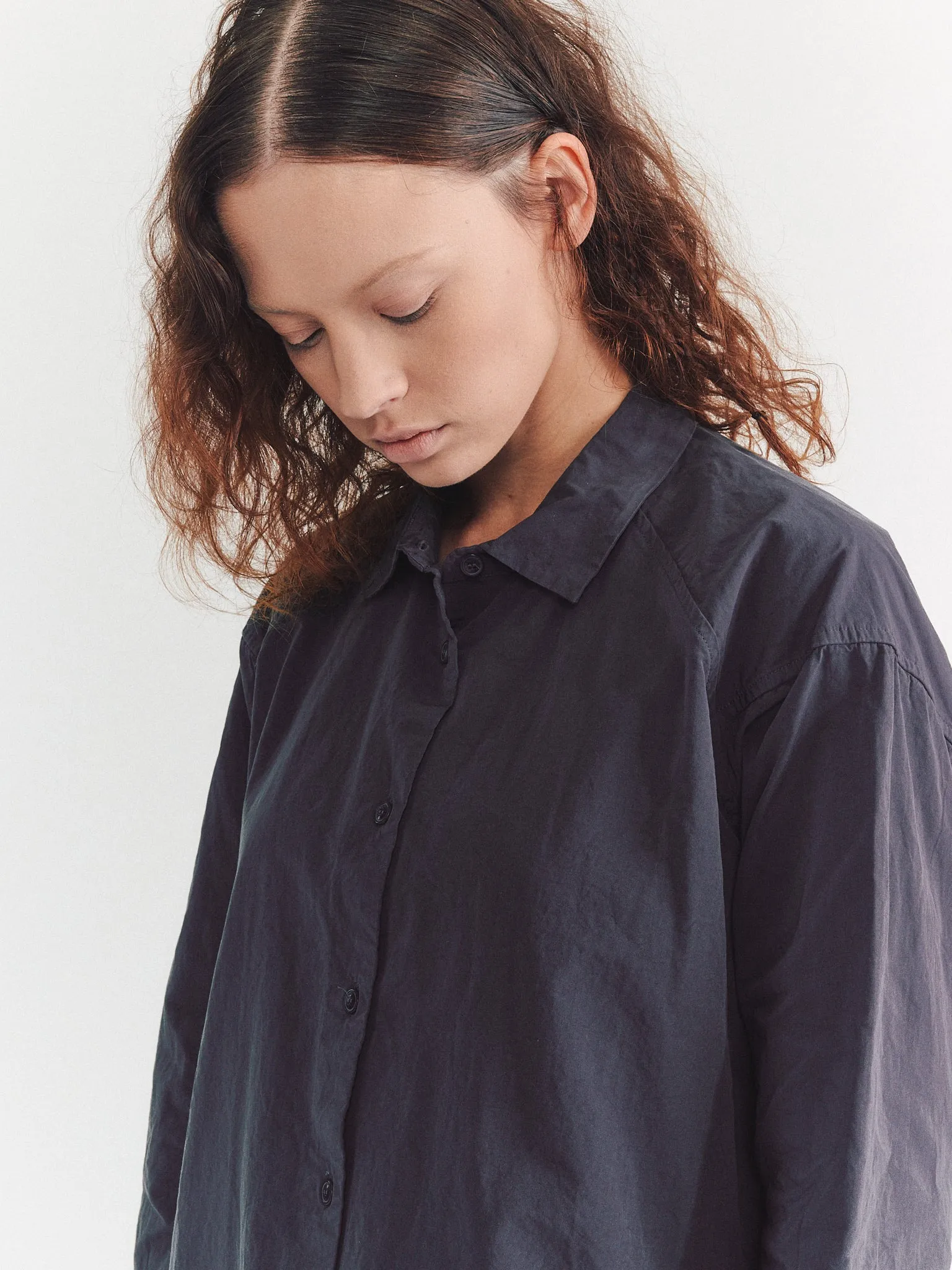 DRAYS SHIRT - PAPER COT - BLU SKULL sold by Casey Casey Womens product image thumbnail 5