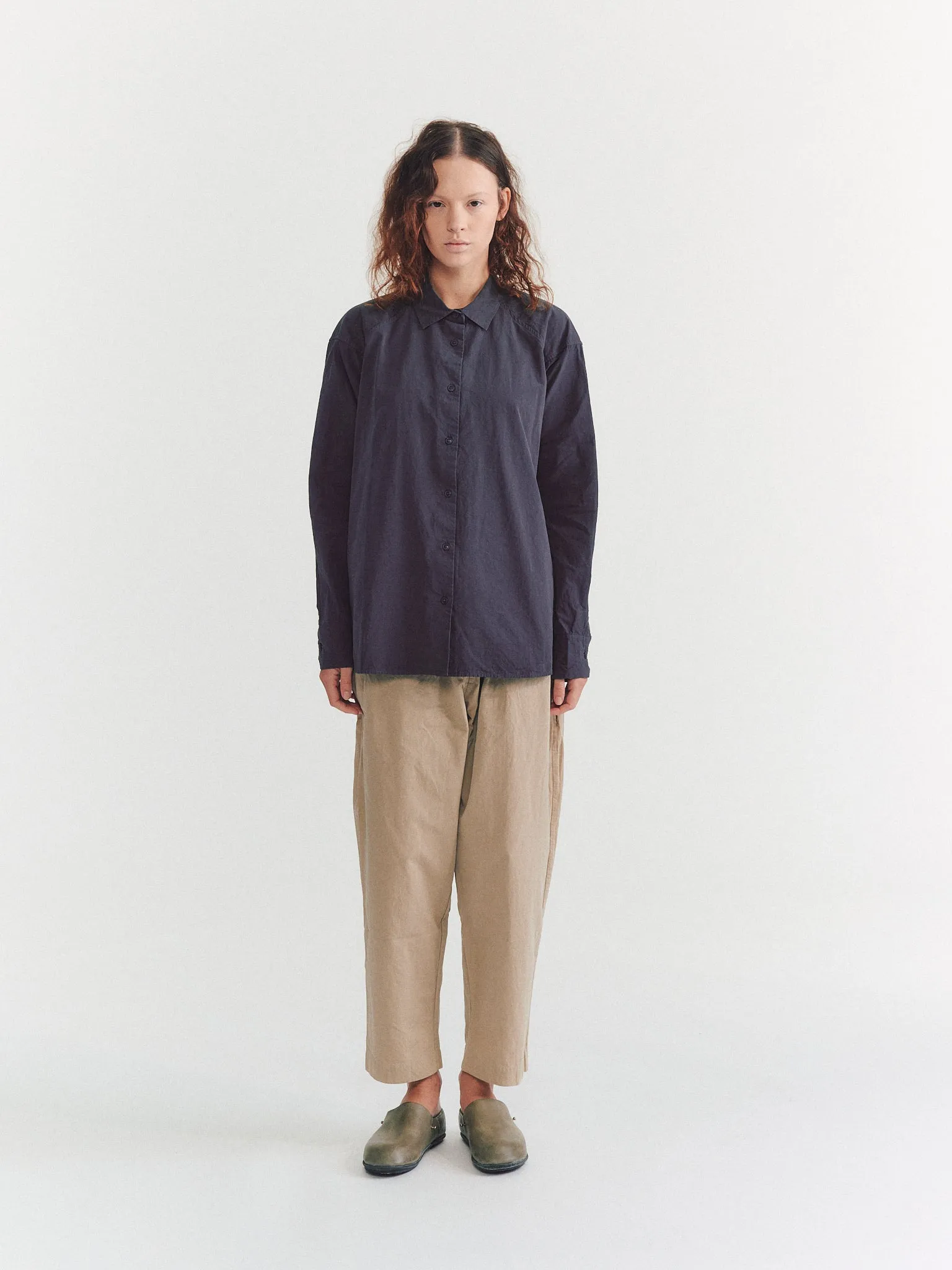 DRAYS SHIRT - PAPER COT - BLU SKULL sold by Casey Casey Womens product image thumbnail 2