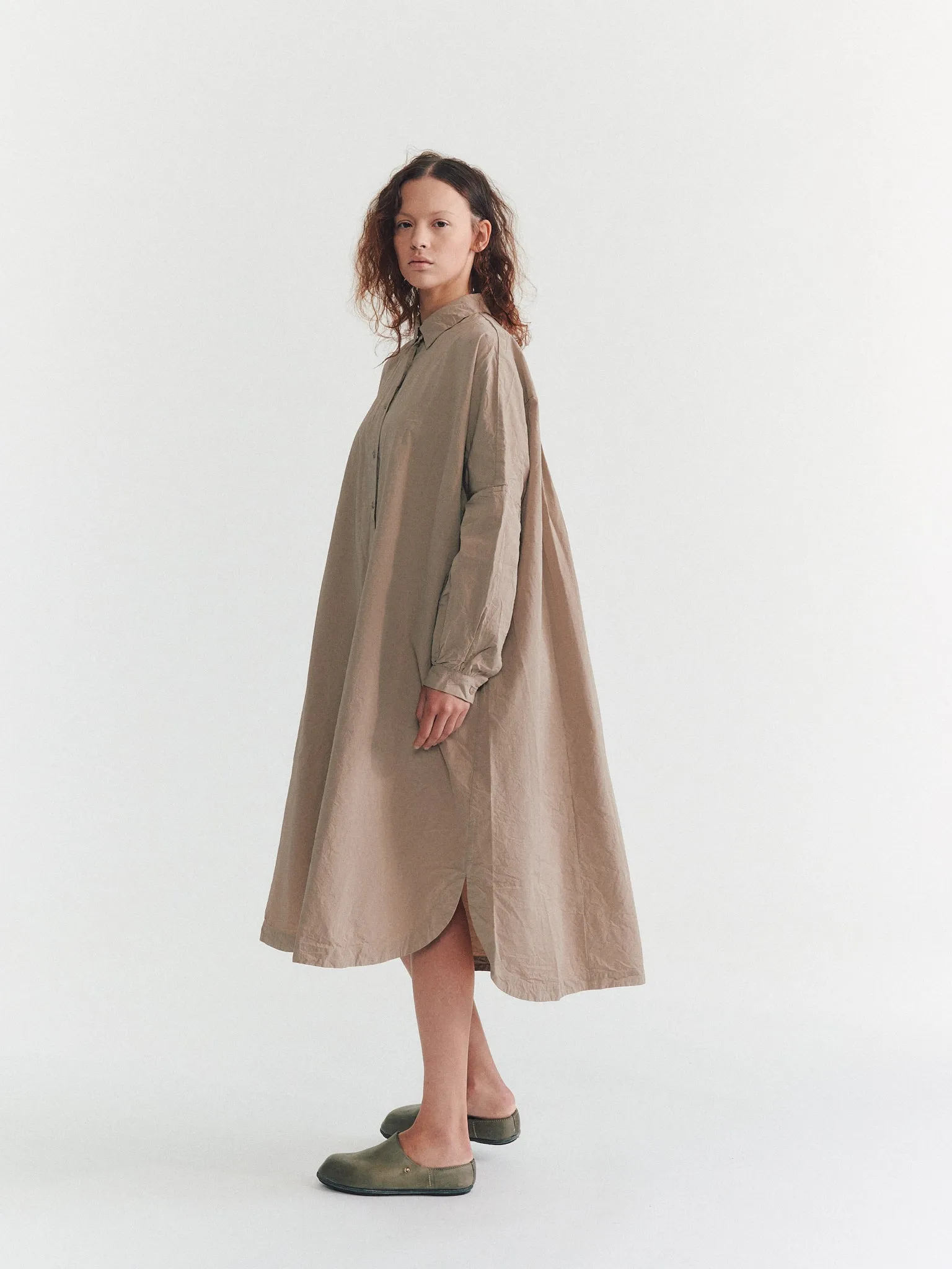 YURI DRESS - PAPER COT - OATMEAL sold by Casey Casey