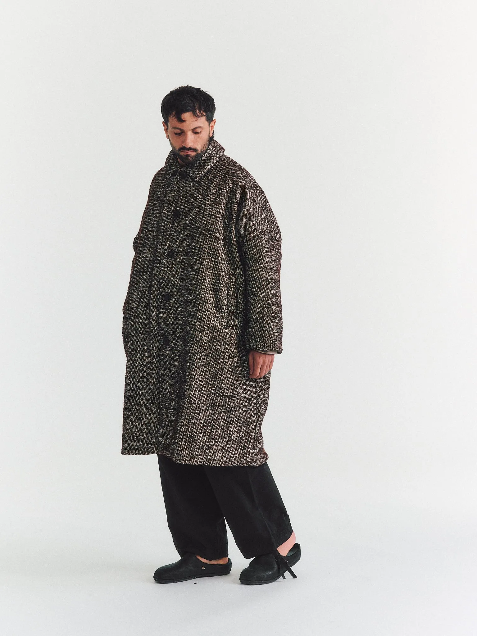 BIG BLOBBY COAT - DONY - DARK BROWN sold by Casey Casey Womens product image thumbnail 2