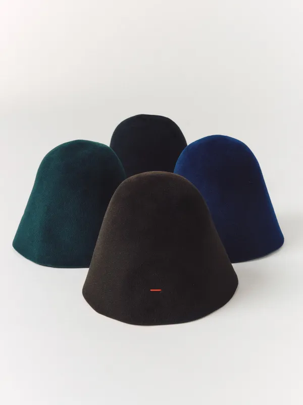FELT HAT - BLUE sold by Casey Casey Womens