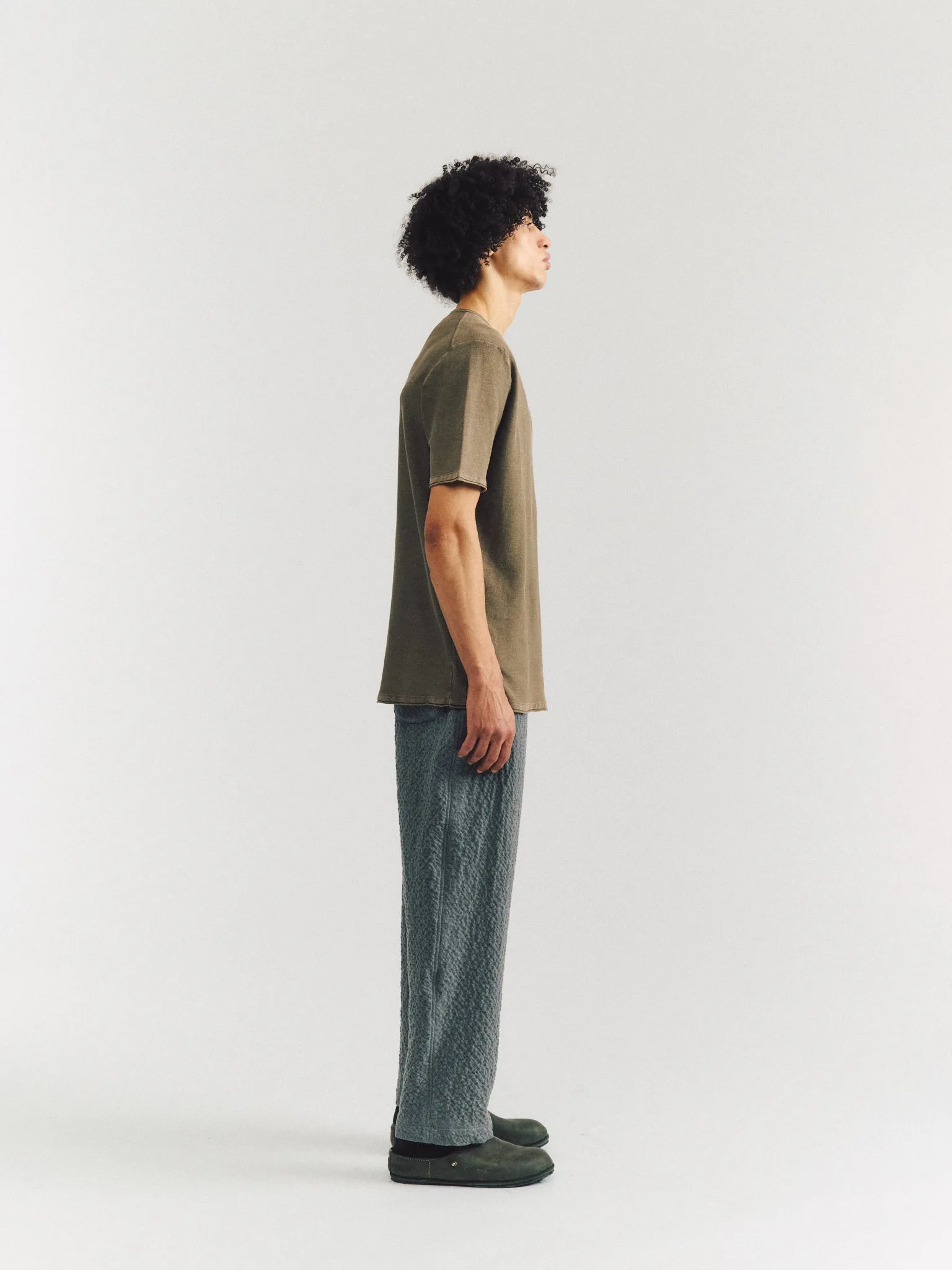 OVERDYED TSHIRT - FRES COT - KHAKI sold by Casey Casey Womens product image thumbnail 4