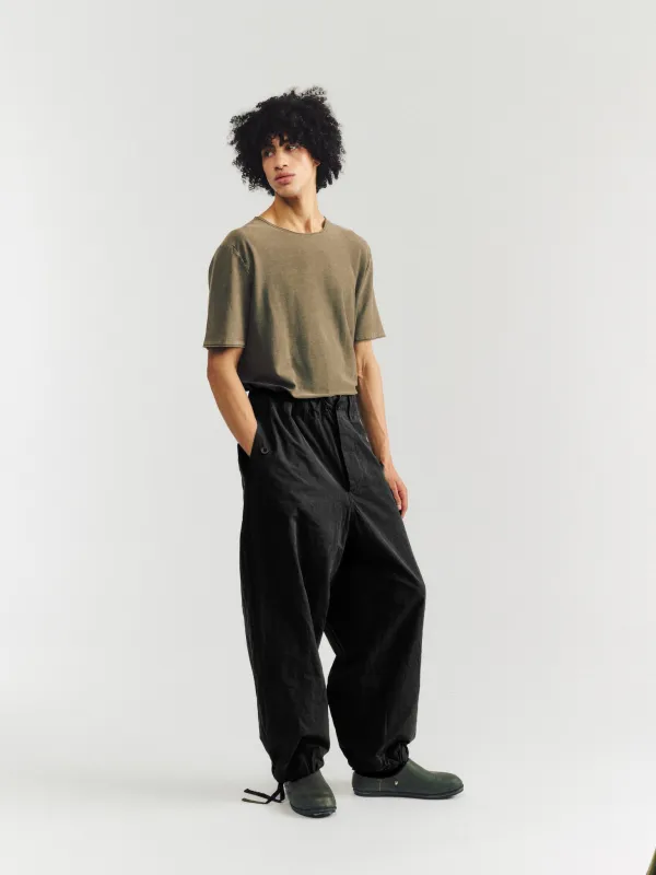 ABEL PANT - PAPER COT - PITCH BLACK sold by Casey Casey Womens