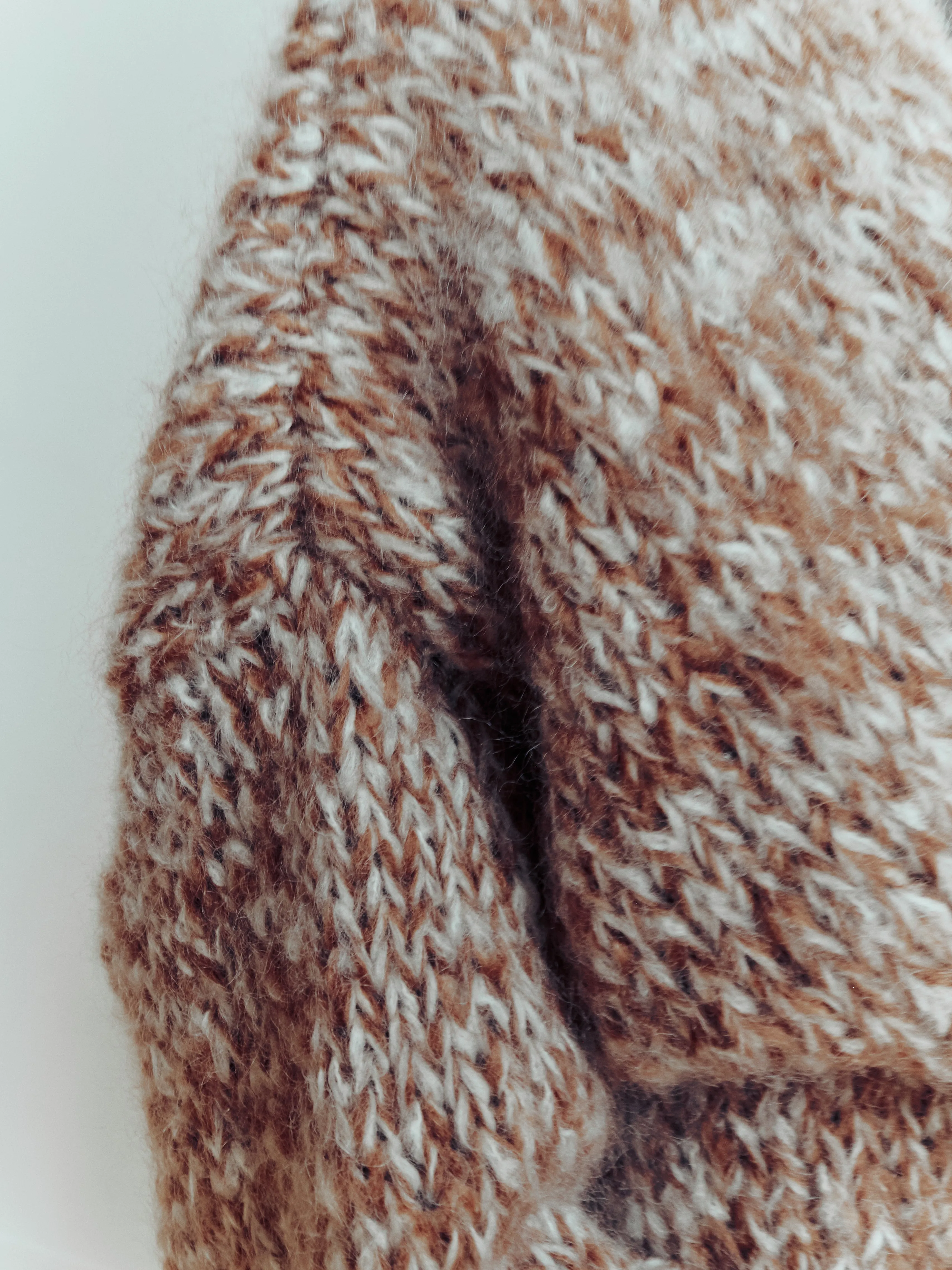 SHORT CARDIGAN - GINGER/PORCELAIN sold by Casey Casey Womens product image thumbnail 4