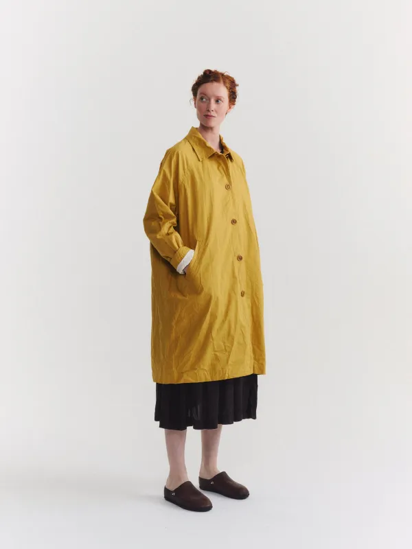 OLIVER COAT - TOUGH POPLIN - TANGO sold by Casey Casey