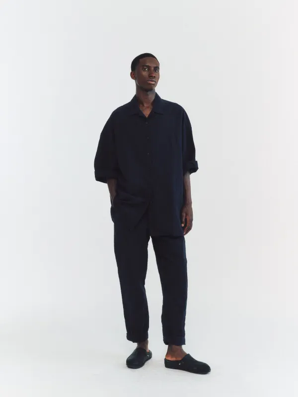 MILI HIROSHI PANT - PAPER COT - NAVY made by Casey Casey