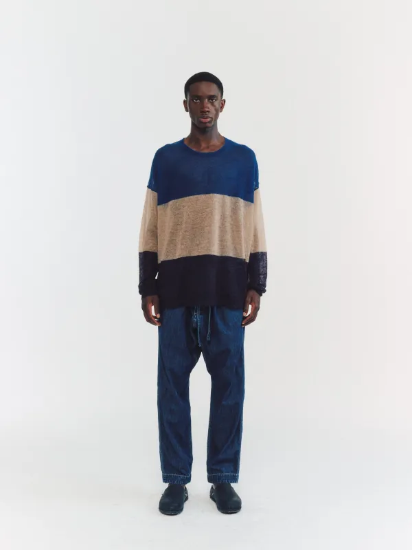 JUMPER - MOHAIR VOILE - STRIPES made by Casey Casey