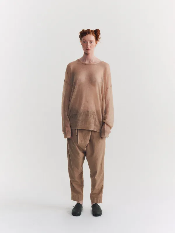 JUMPER - MOHAIR VOILE - JUTE sold by Casey Casey Womens