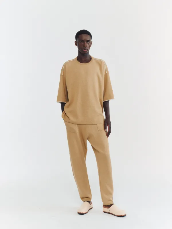 T-SHIRT - SOFTY DOUBLE - BEIGE made by Casey Casey