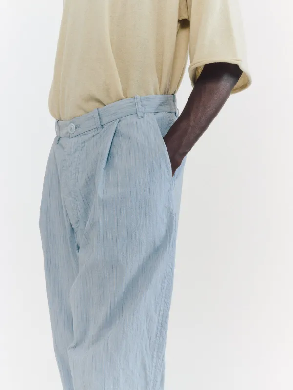 BASIC PANT - WIND STRIPE - BLUE STRIPE sold by Casey Casey Womens