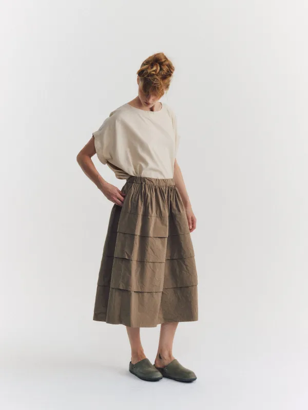 HORIZON SKIRT - TAFFCOT - JUTE made by Casey Casey