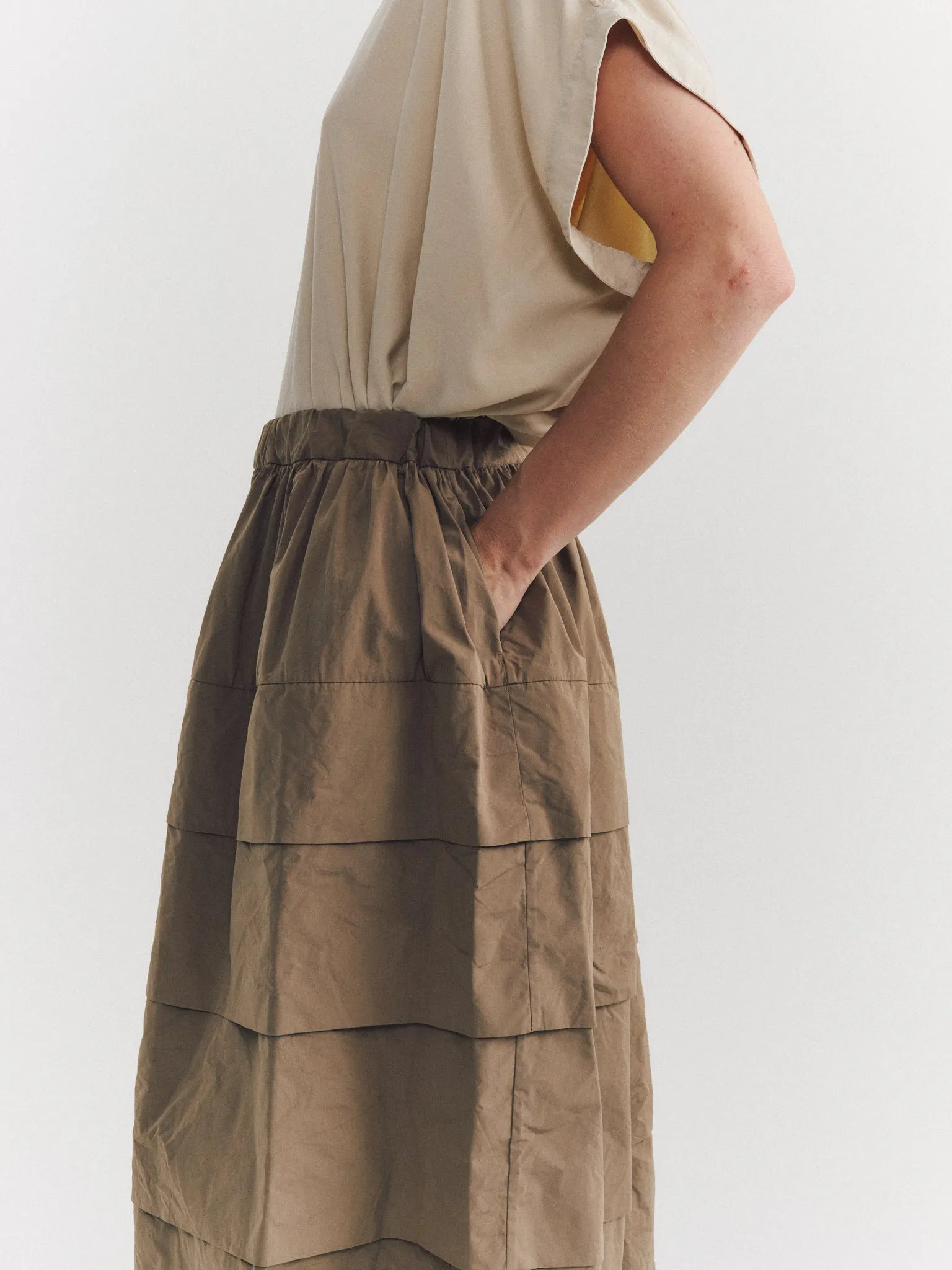 HORIZON SKIRT - TAFFCOT - JUTE sold by Casey Casey product image thumbnail 5