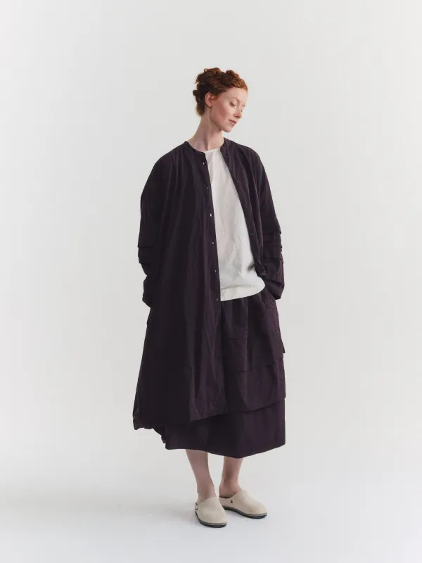 HORIZON SKIRT - TAFFCOT - WINE made by Casey Casey