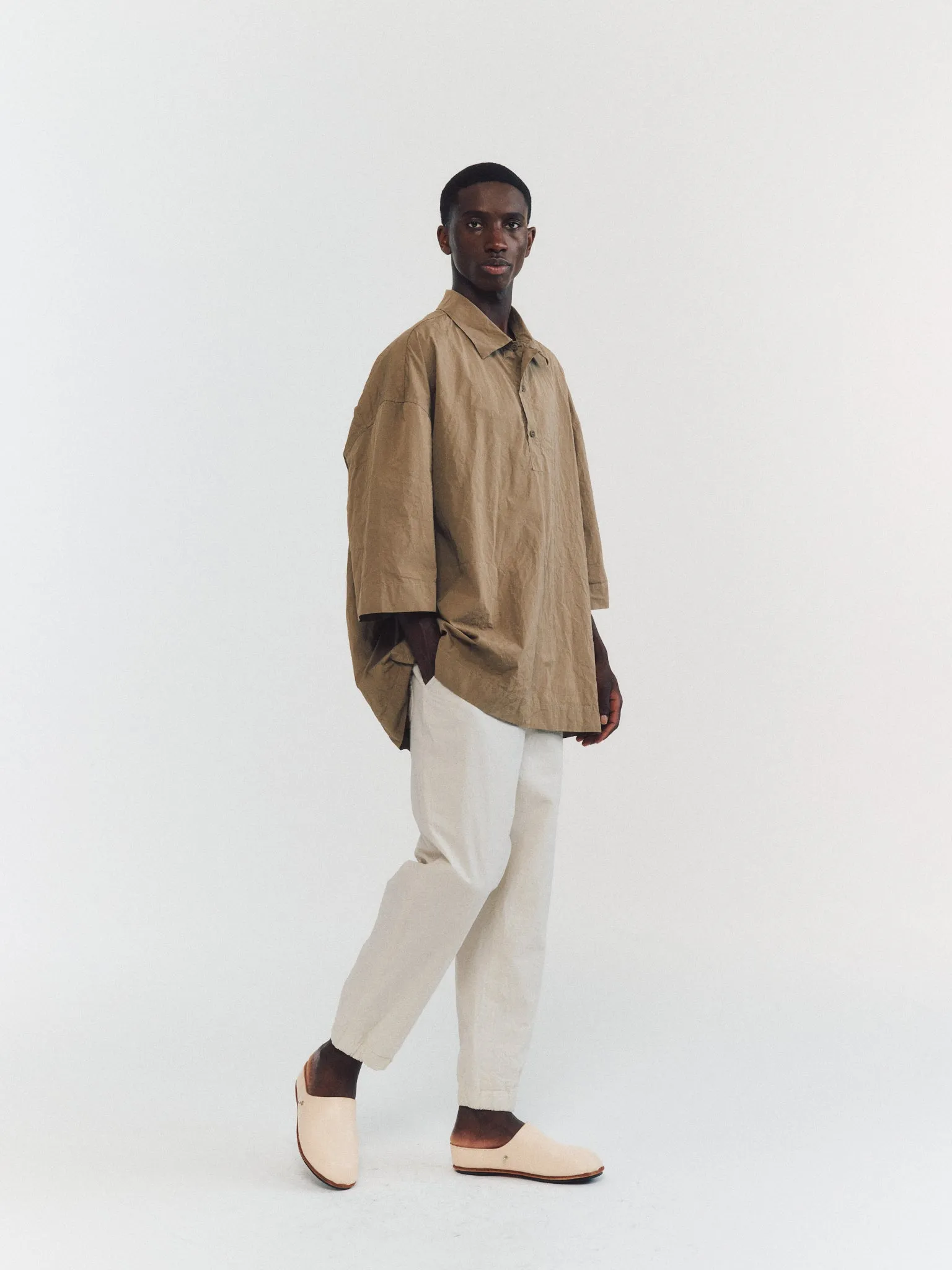 RALF SHIRT - TAFFCOT - JUTE sold by Casey Casey