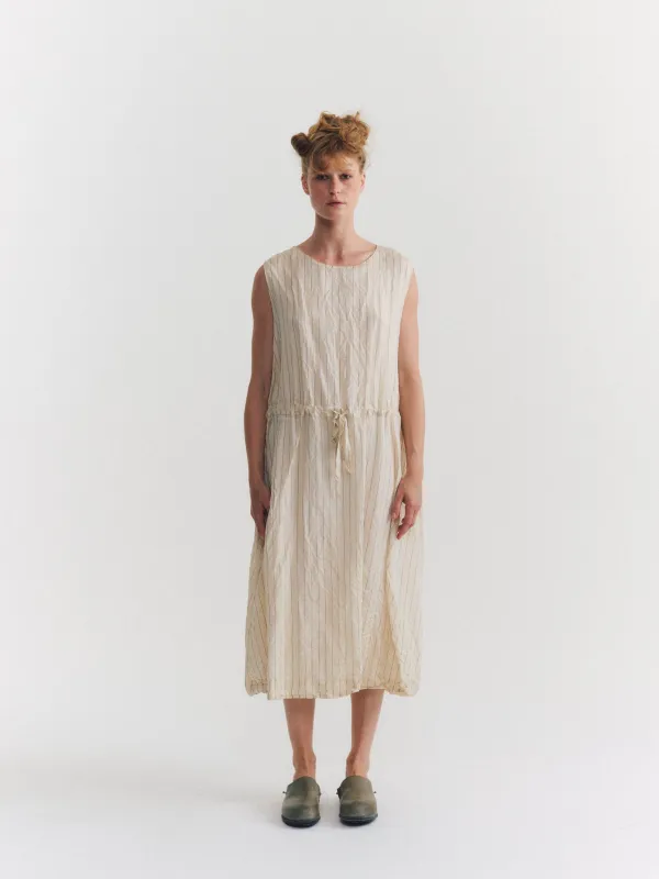 BB DRESS - L TAFFETA SILK - STRIPE 1 made by Casey Casey