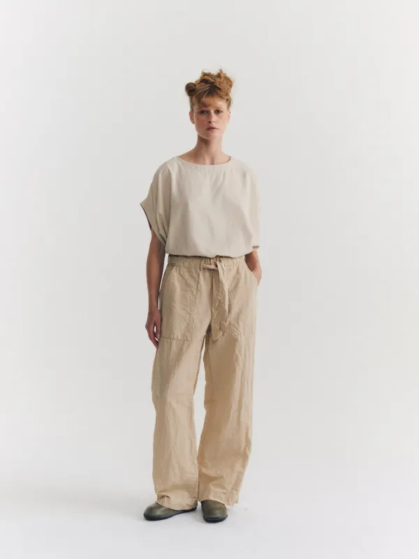 ROW PANT - RUGGER 1 - IVORY made by Casey Casey