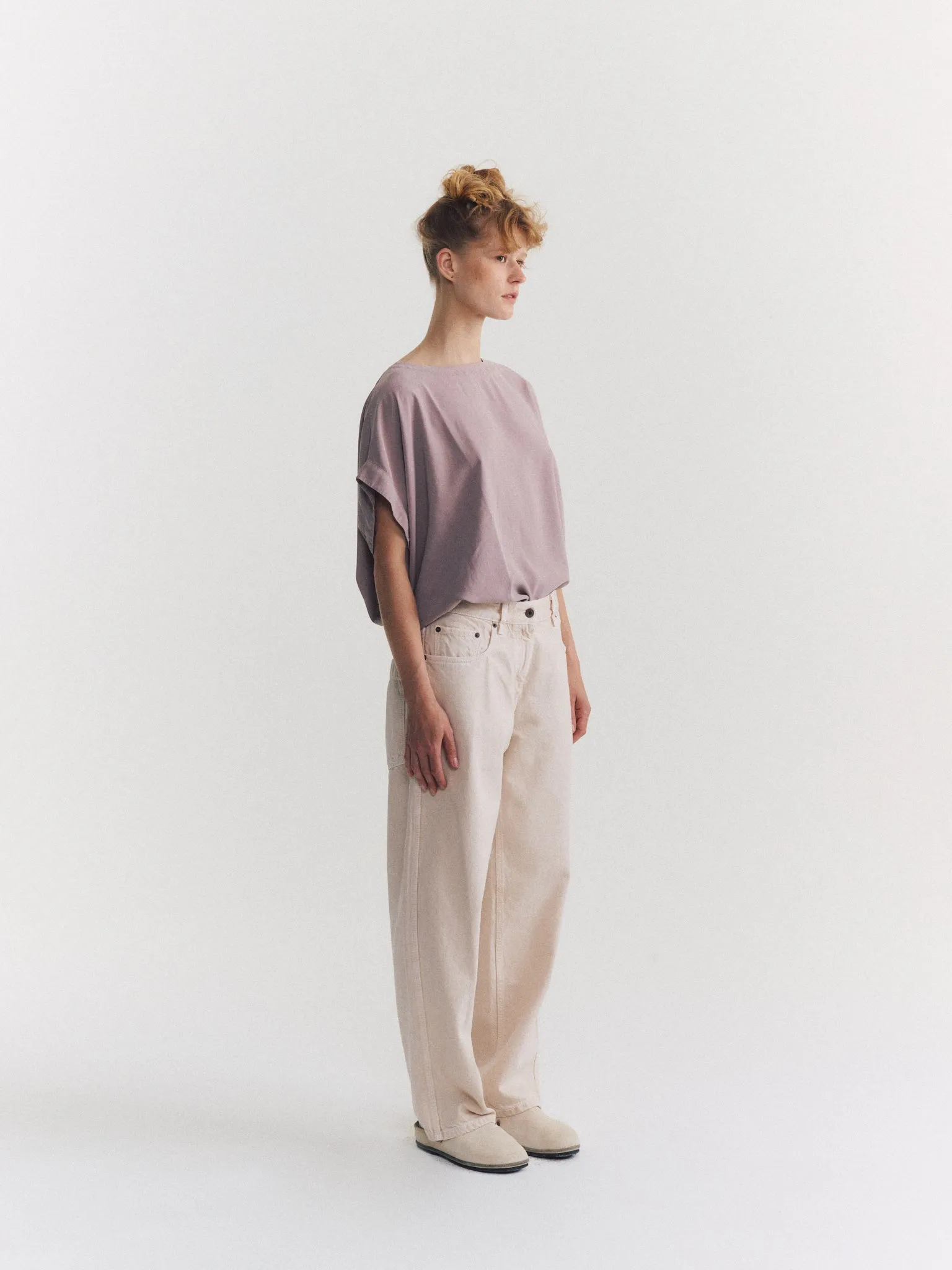 PAULO DENIM PANT - DENIM - IVORY sold by Casey Casey product image thumbnail 2