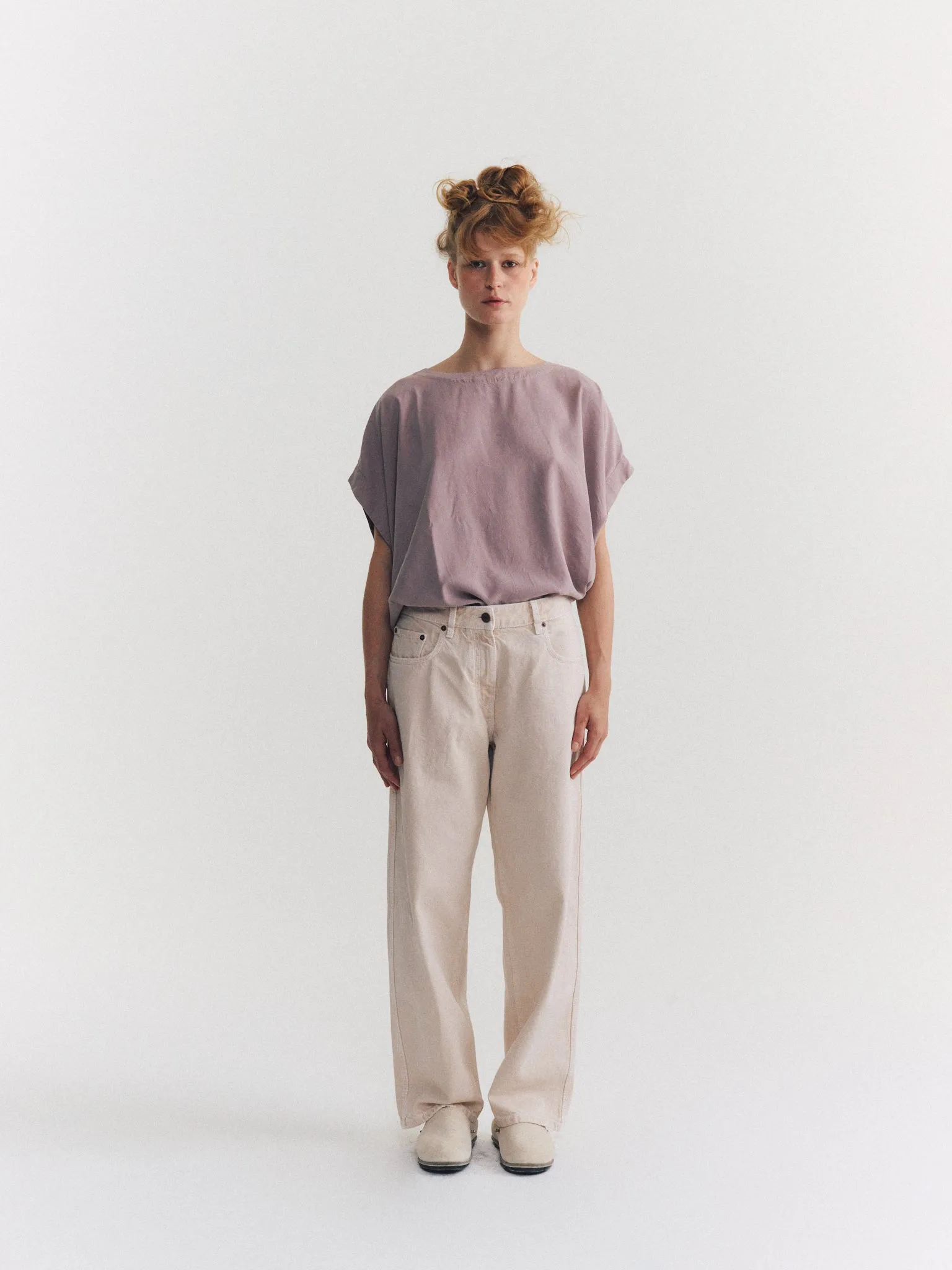 PAULO DENIM PANT - DENIM - IVORY sold by Casey Casey product image thumbnail 4