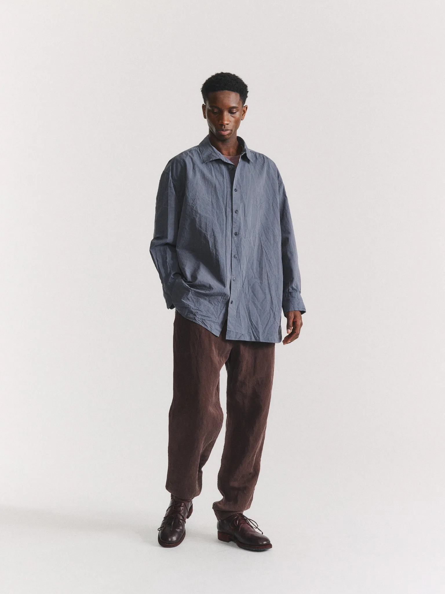 HAMNET SHIRT - PAPER COT - GREY sold by Casey Casey