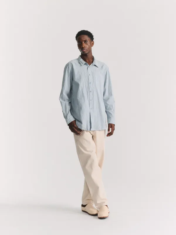 FABIANO SHIRT - WIND STRIPE - BLUE STRIPE sold by Casey Casey