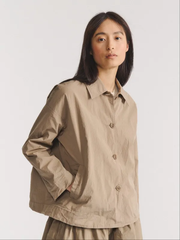 JULIETTE JACKET - TAFFCOT - JUTE made by Casey Casey