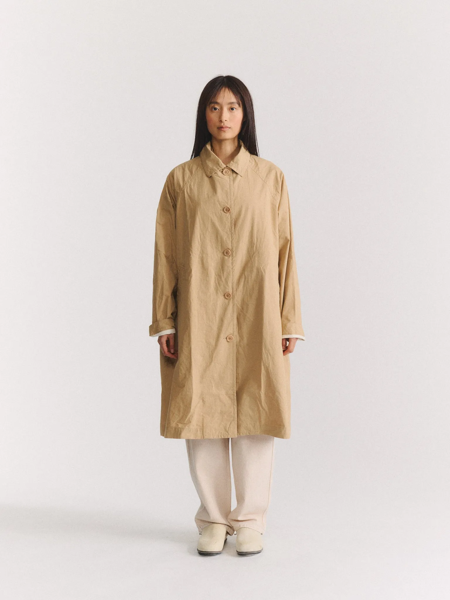 OLIVER COAT - TOUGH POPLIN - BEIGE sold by Casey Casey product image thumbnail 2
