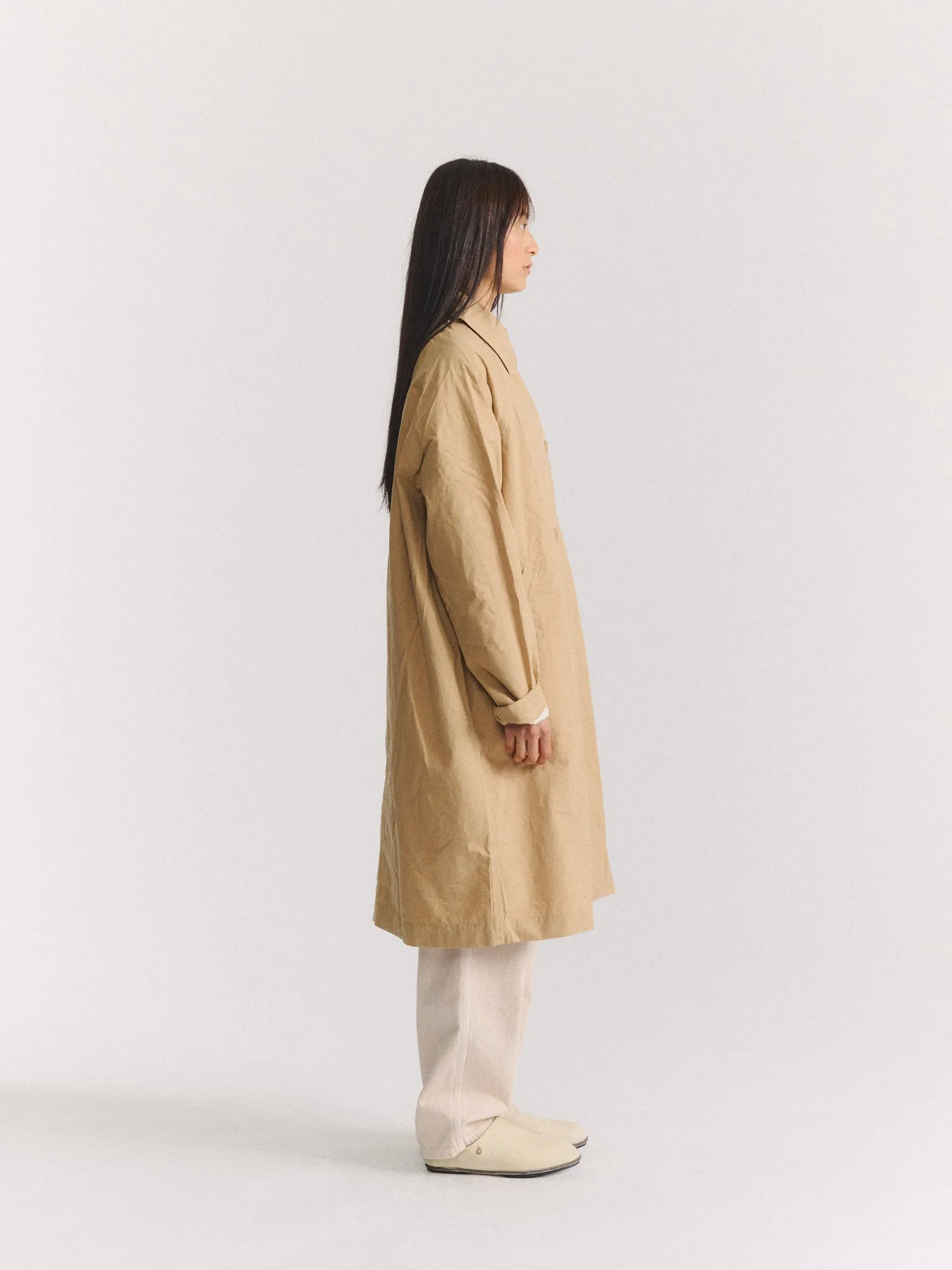 OLIVER COAT - TOUGH POPLIN - BEIGE sold by Casey Casey product image thumbnail 3