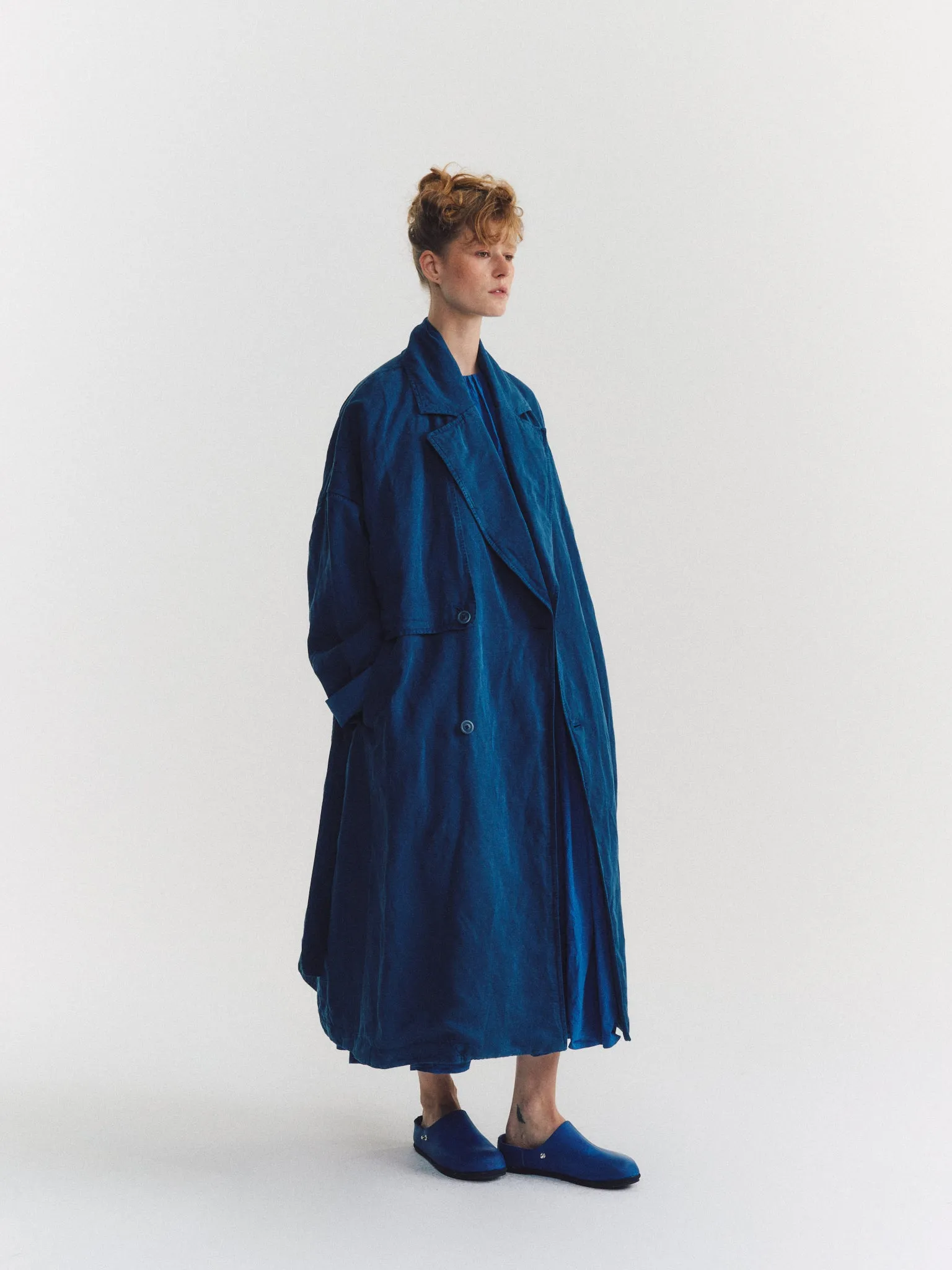 LUNA COAT - TUAREG - BLUE sold by Casey Casey