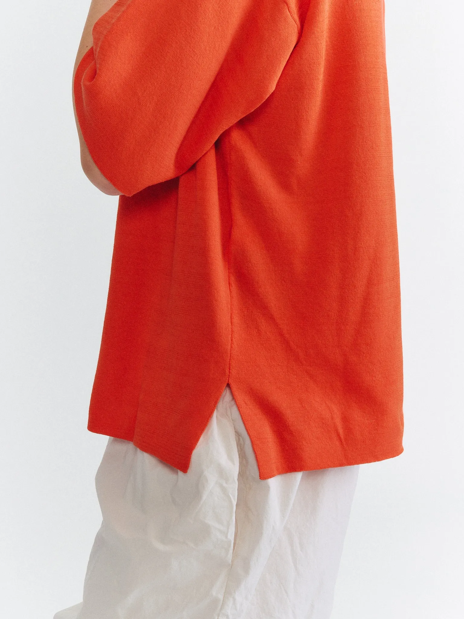 ISA FINE KNIT TOP - JERSEY CREPE - SHOCK sold by Casey Casey product image thumbnail 5