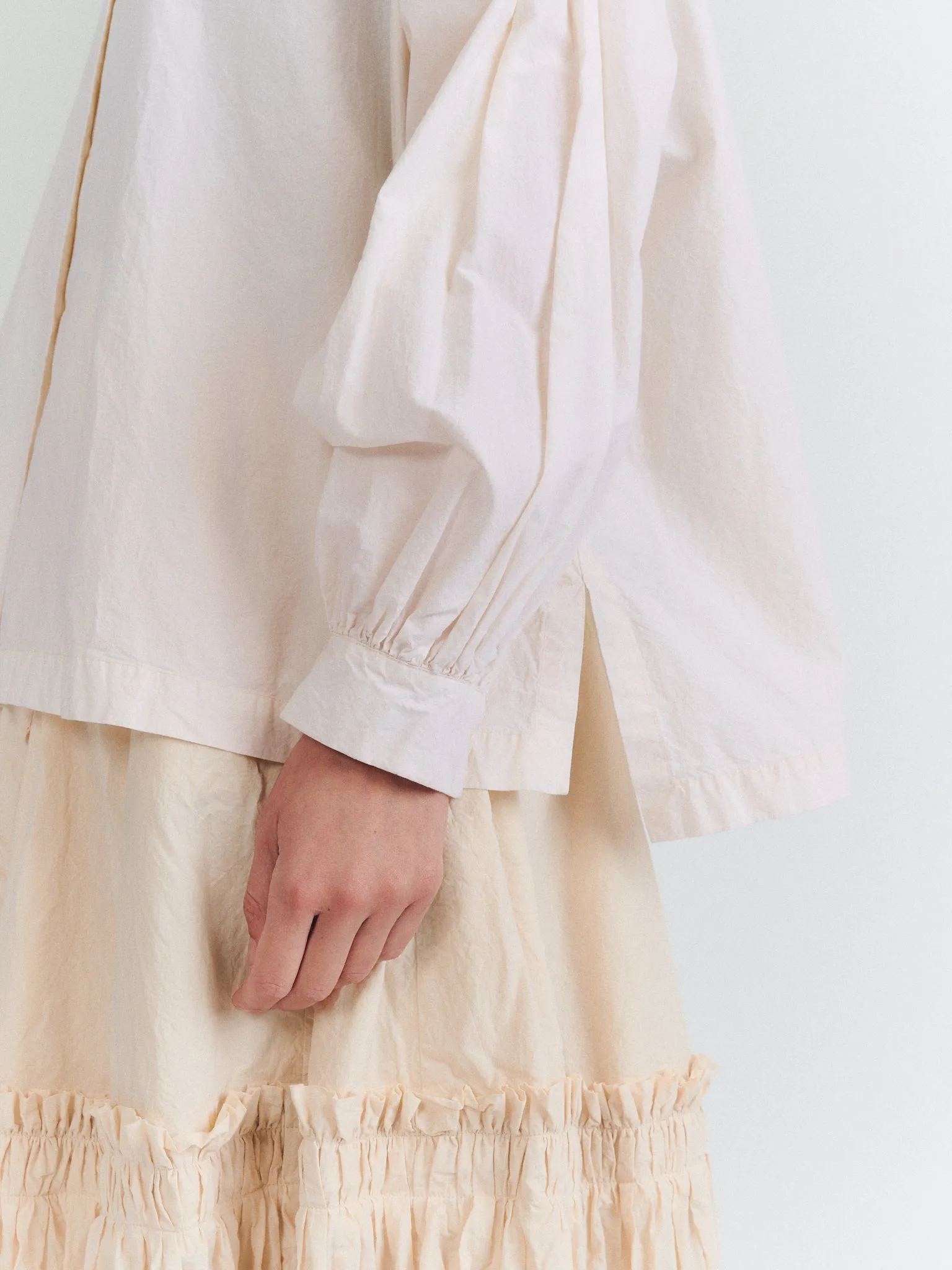 BIGGY GRANDAD SHIRT - H COT - NATURAL sold by Casey Casey product image thumbnail 5