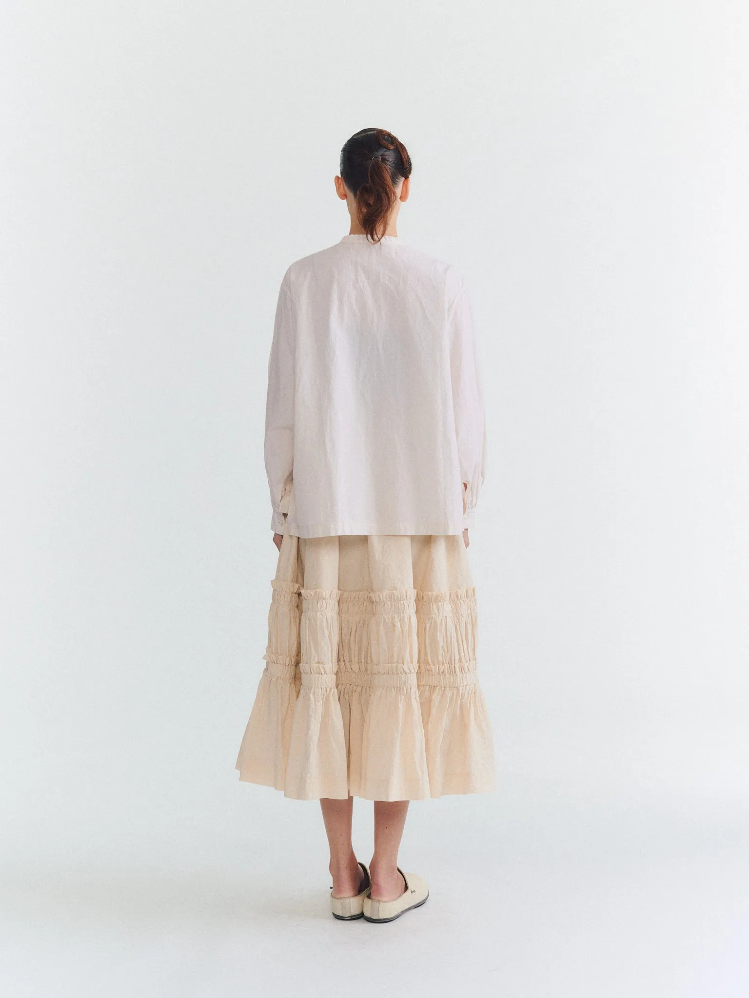 BIGGY GRANDAD SHIRT - H COT - NATURAL sold by Casey Casey product image thumbnail 2