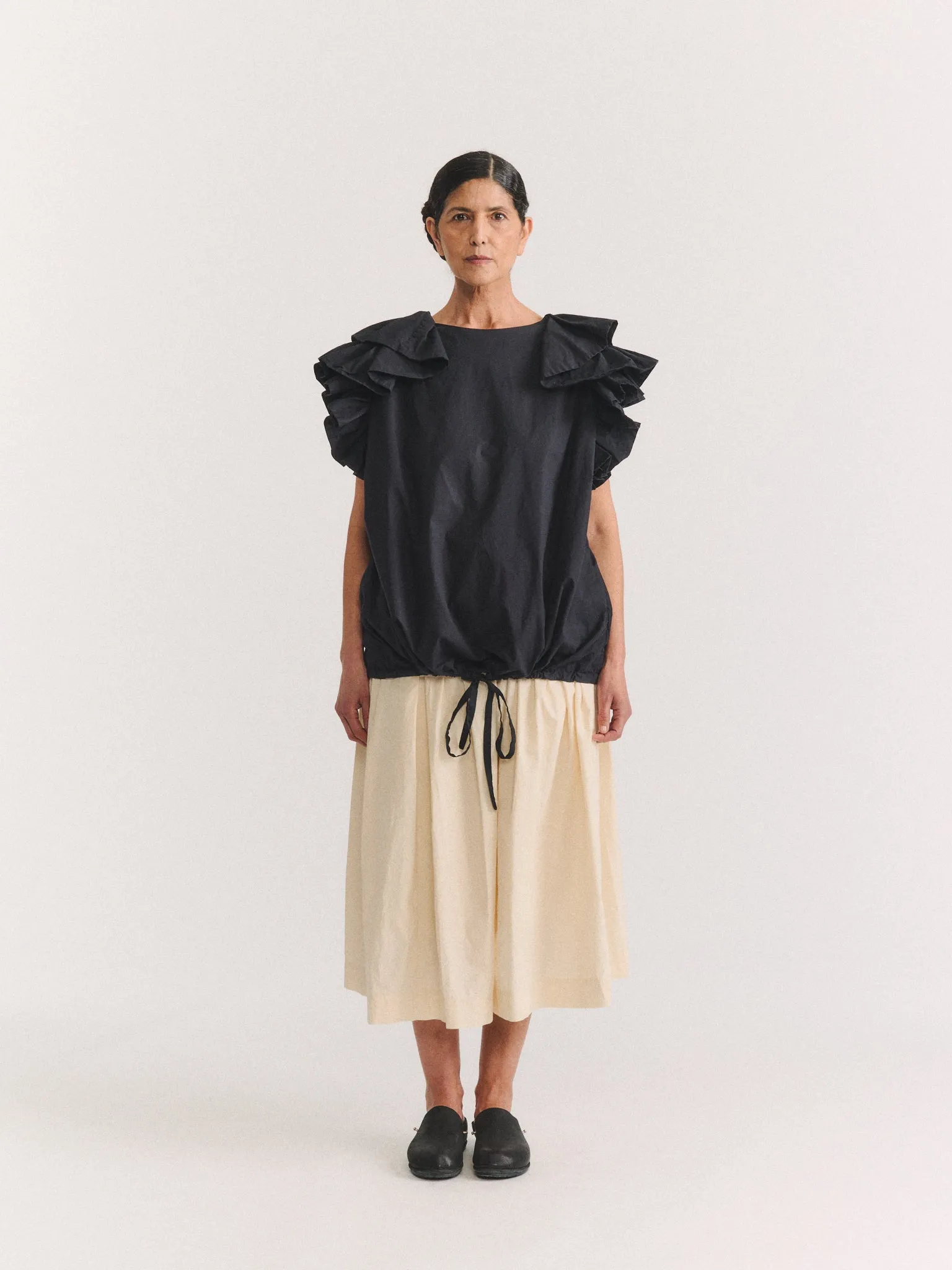 FROUFROU TOP - L COT - BLACK sold by Casey Casey product image thumbnail 3