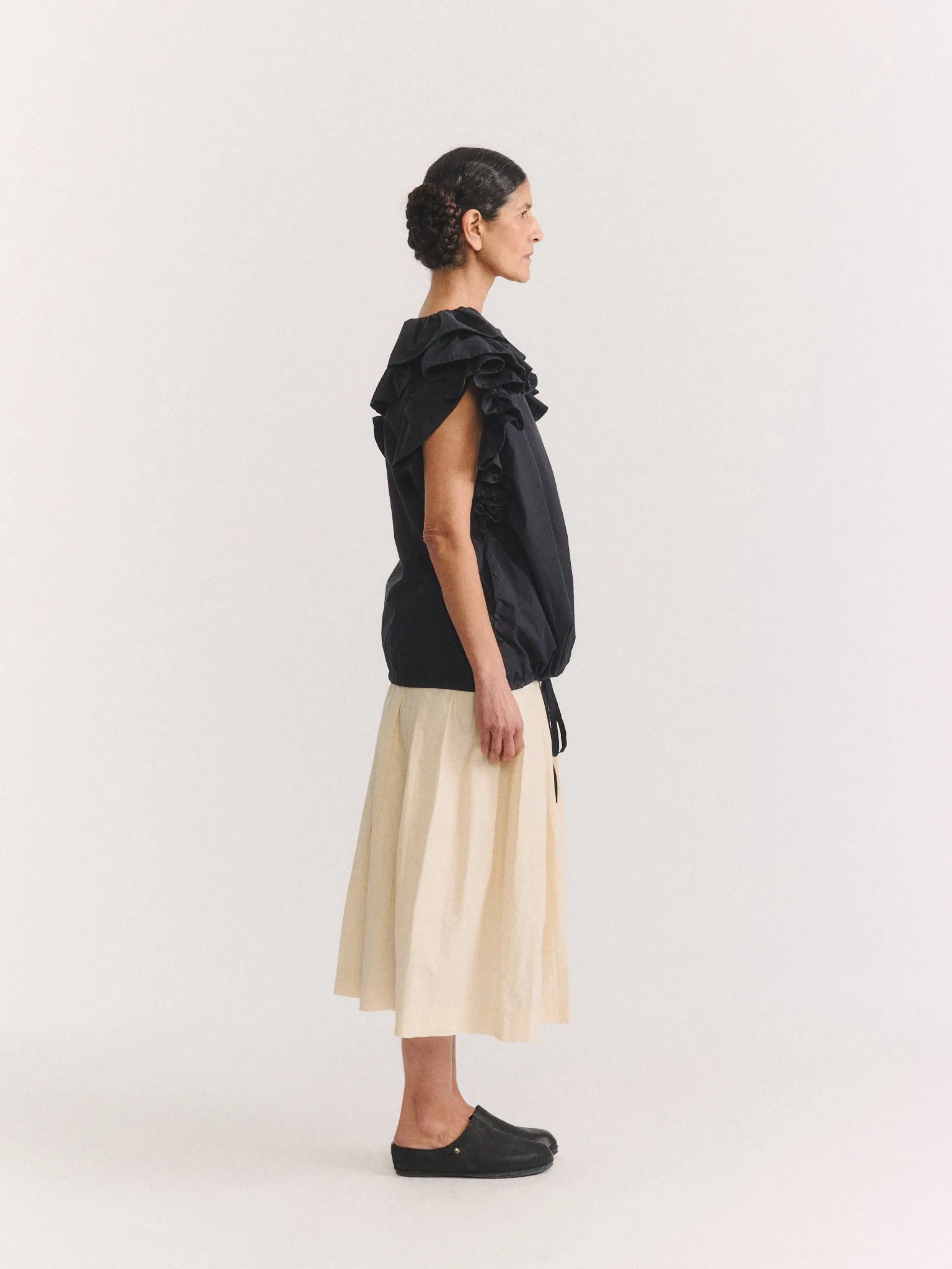 FROUFROU TOP - L COT - BLACK sold by Casey Casey product image thumbnail 4