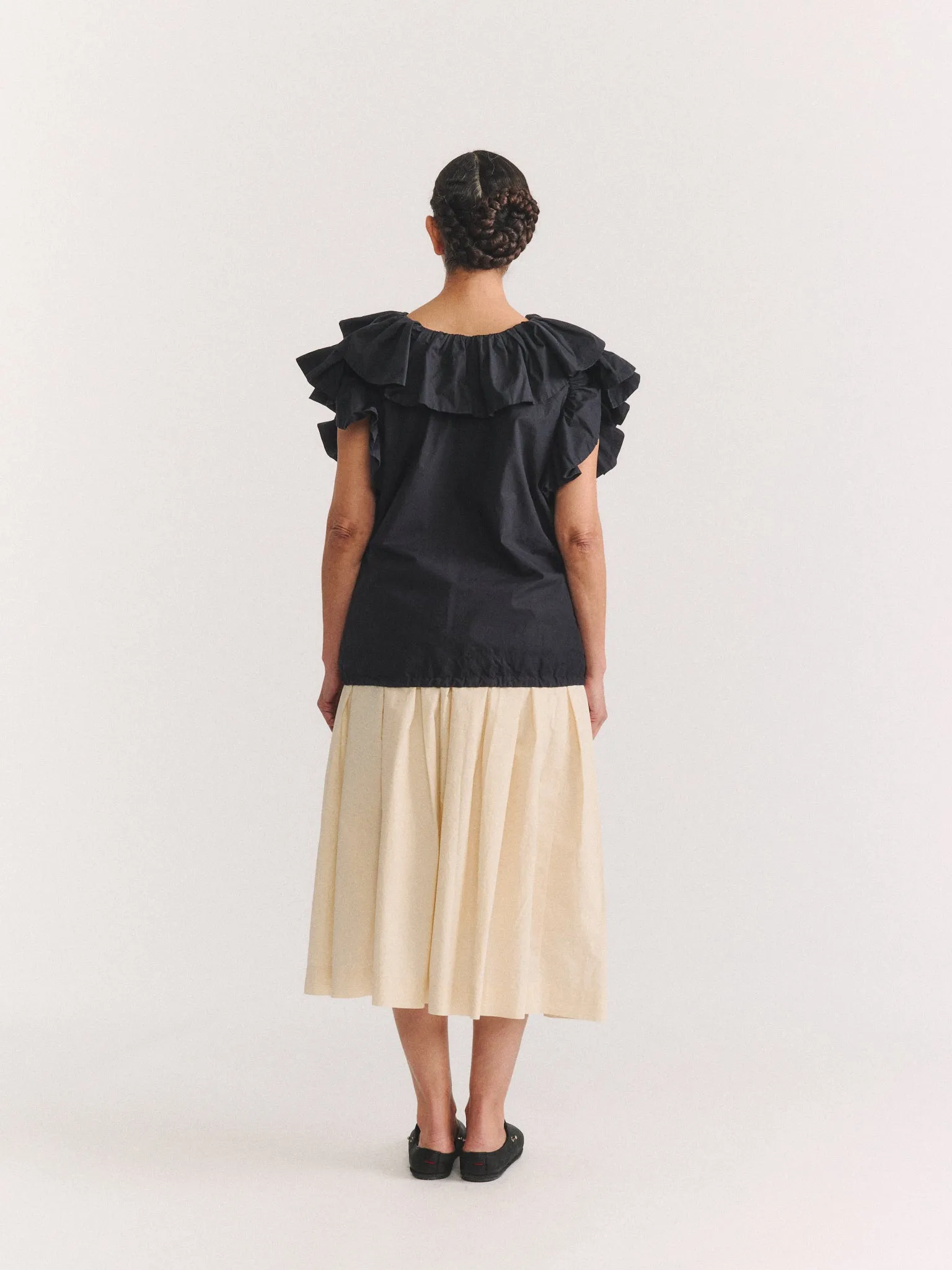 FROUFROU TOP - L COT - BLACK sold by Casey Casey product image thumbnail 5