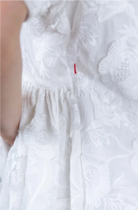 CAMISOLE DRESS - STIB - WHITE made by Casey Casey