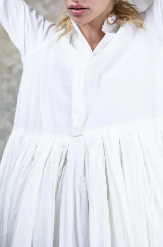 HEYLAYANUE DRESS - COT L - CHALK made by Casey Casey