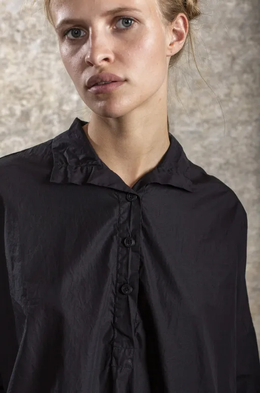 NERY 2 DRESS - PIUM - BLACK made by Casey Casey