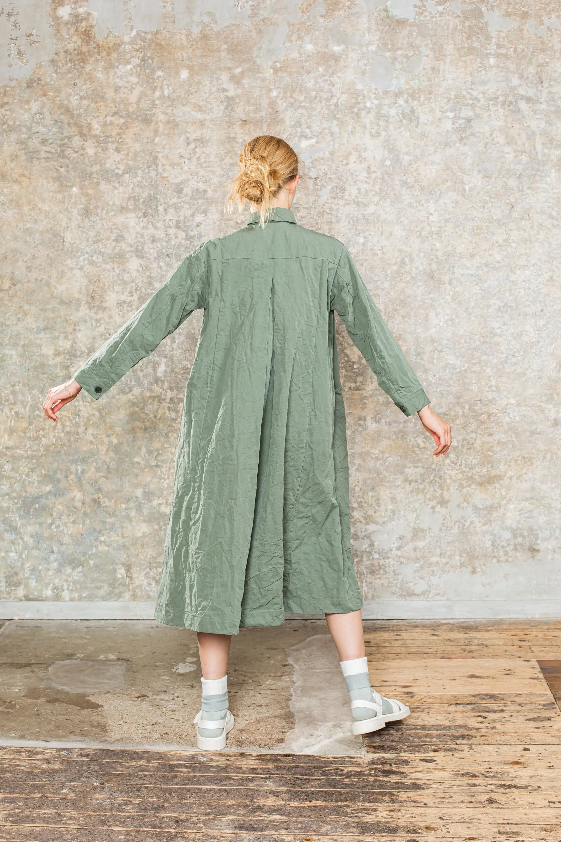 MOPED DRESS - TOUGH COT - LICHEN sold by Casey Casey product image thumbnail 3