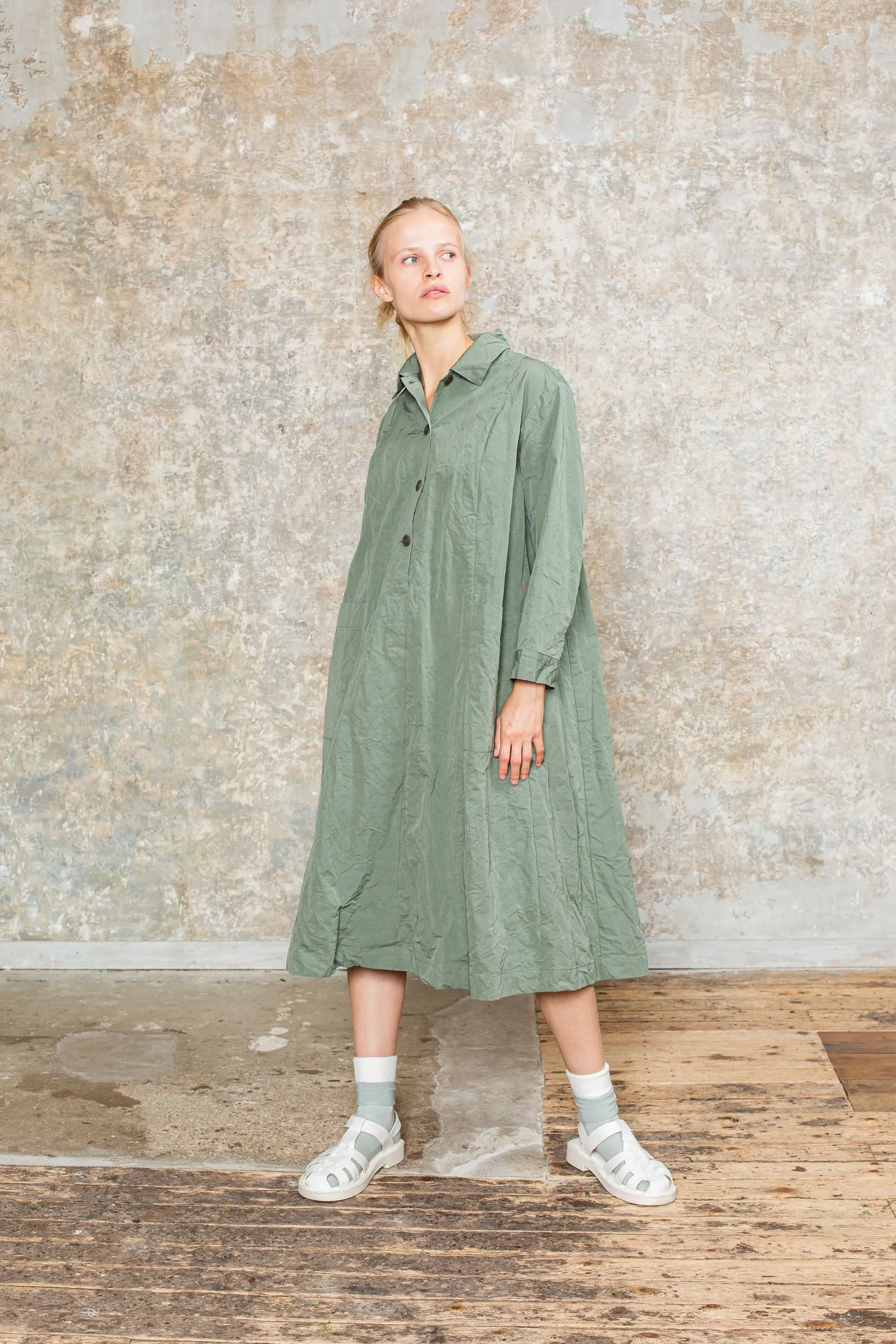 MOPED DRESS - TOUGH COT - LICHEN sold by Casey Casey product image thumbnail 5