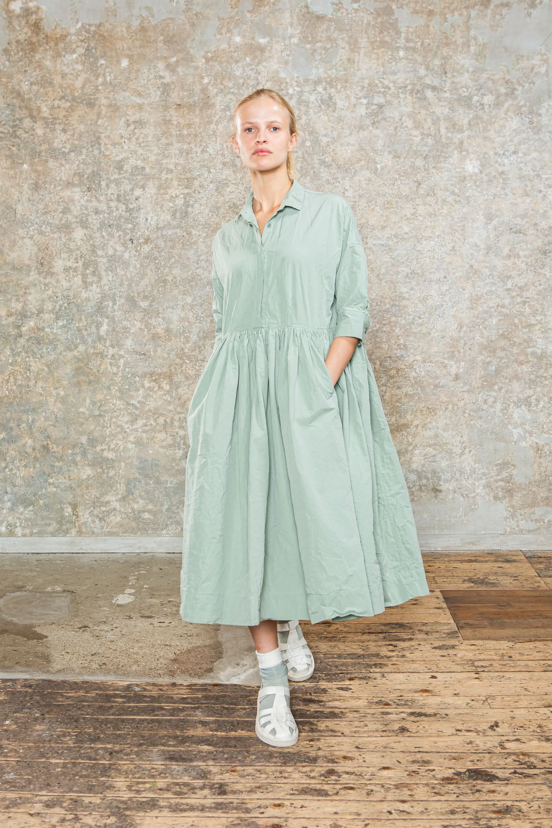 STEPHANIE DRESS - PAPER COT - SAGE sold by Casey Casey product image thumbnail 5