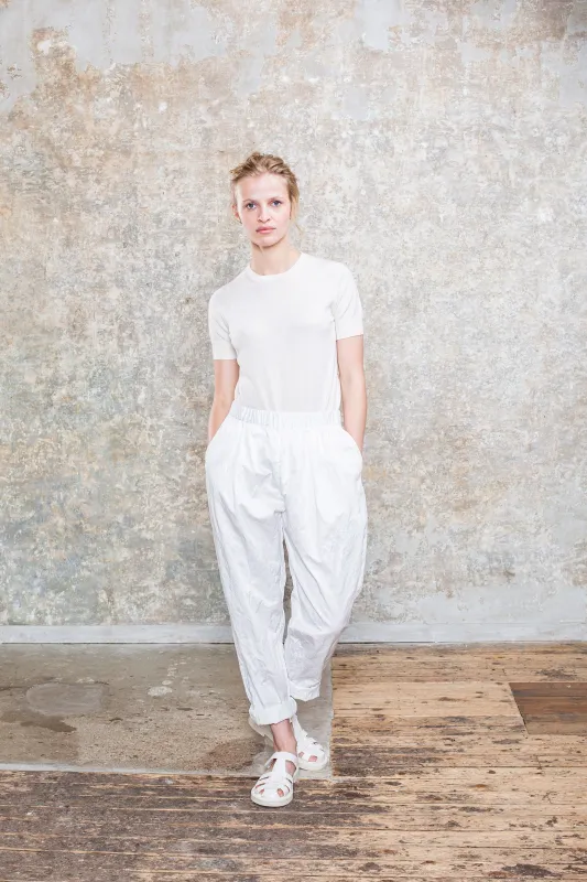 VERGER PANT-TWILL - WHITE made by Casey Casey