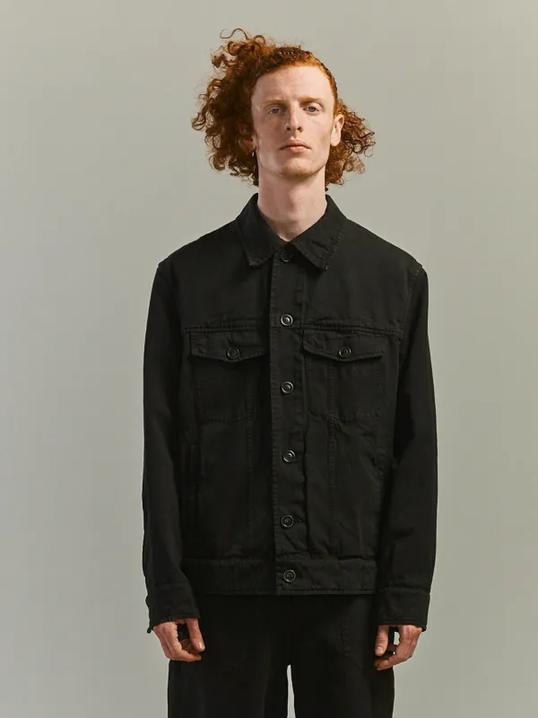 JEAN BLOUSON - DENSE TWILL - DARK KHAKI made by Casey Casey