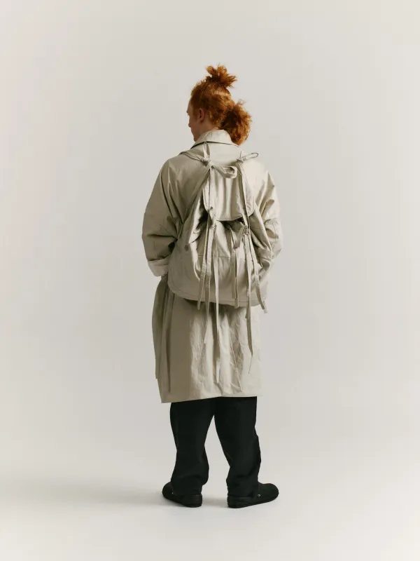 MILI BACK PACK - LACQUED - CONCRETE made by Casey Casey