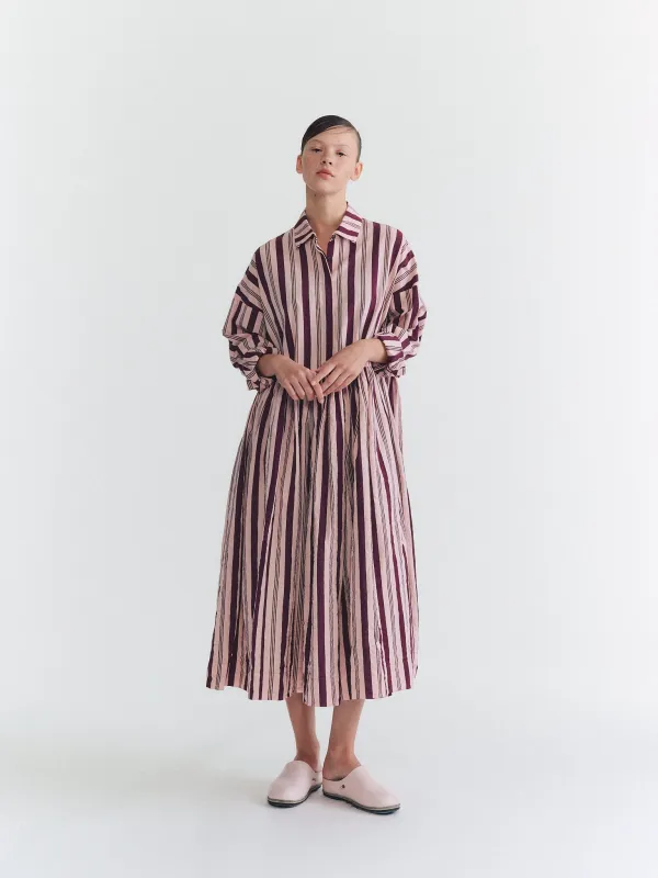 STEPHANIE DRESS - CARD STRIPE - STRIPE made by Casey Casey