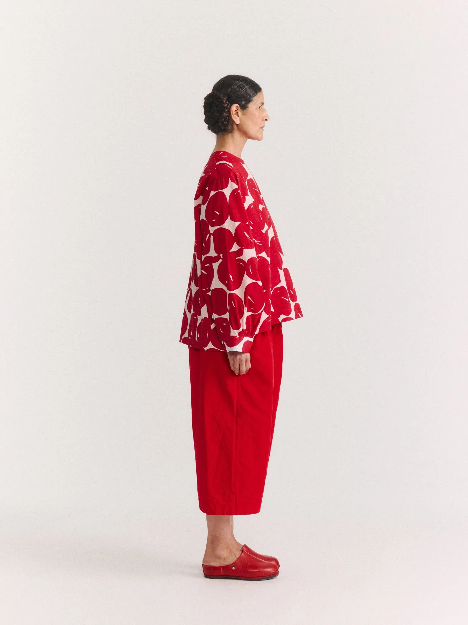 BIGGY TOP - COT POP PRINT - RED PRINT sold by Casey Casey product image thumbnail 3
