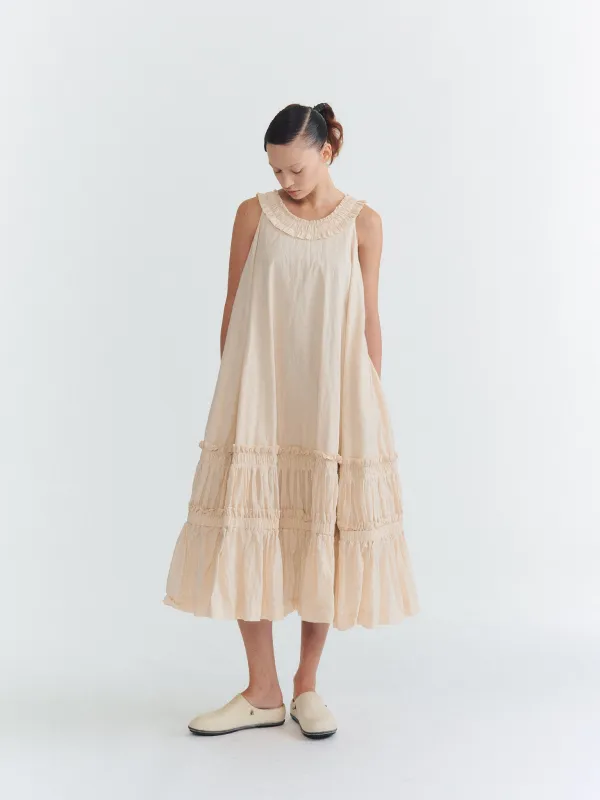 GATO DRESS - L PAPER UNFINISHED - NATURAL made by Casey Casey